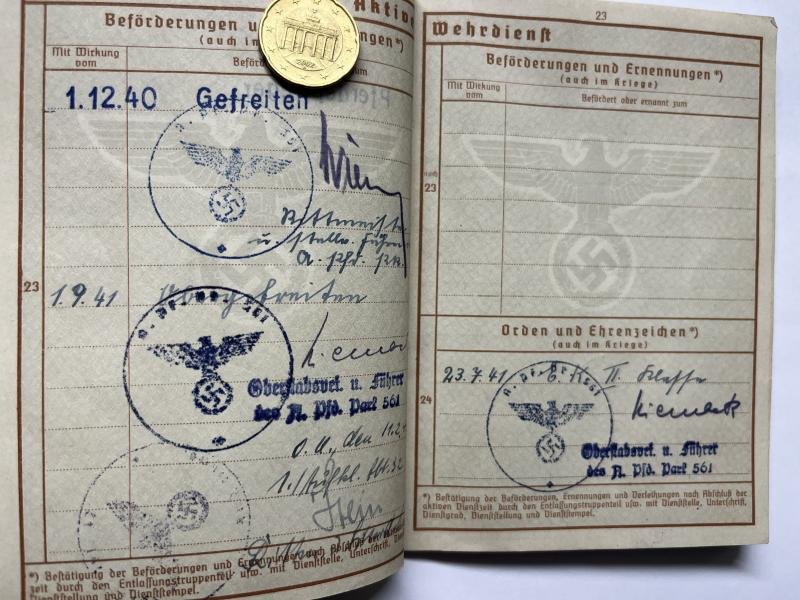 Wehrpass - WH (Heer) - 32.Inf.Div. - Bartsch — image 7