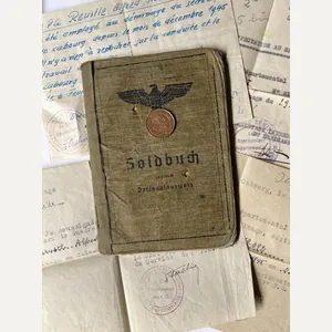 Soldbuch - KM - 'Festung Lorient' - Reustle