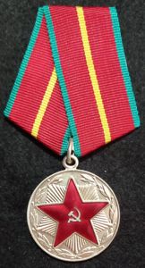 USSR- MEDAL FOR IRREPROACHABLE SERVICE IN THE MILITARY