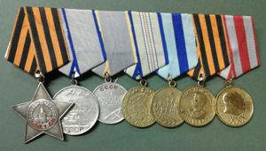 Soviet: Group of Medals, TRIPLE GALLANTRY