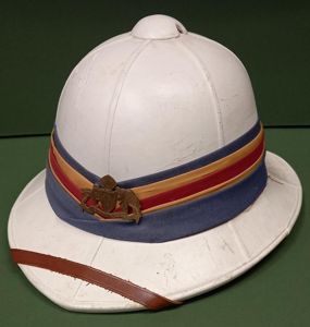 CEREMONIAL PITH HELMET