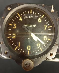 Pre WW2 Polish PZL Type W-12s Altimeter