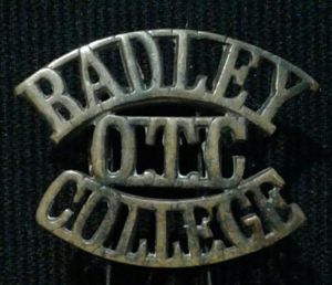 Radley College OTC Shoulder Title