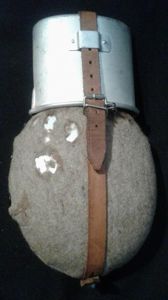 WW2 German Army Water Canteen Set.