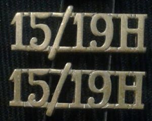 The 15th/19th (The King's) Royal Hussars Shoulder Title