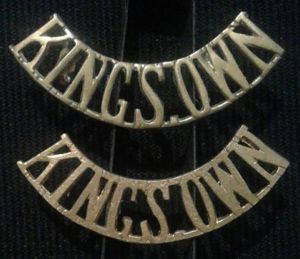 The Kings Own Royal Regiment (Lancaster), Shoulder Title