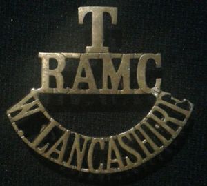 Royal Army Medical Corps Territorial Bttn Shoulder Title