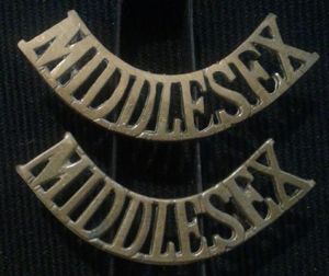 The Middlesex Regiment , Shoulder Title