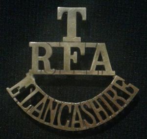 Royal Field Artillery Territorial Bttn Shoulder Title