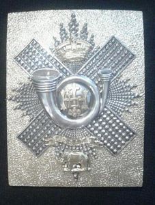The Highland Light Infantry, Cross Belt Plate.