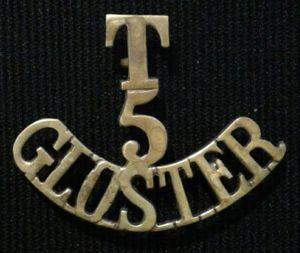 The Gloucestershire Regt Territorial Bttn Shoulder Title