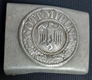 WW2 NAZI GERMAN ARMY BELT BUCKLE.