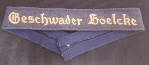 WW2 GERMAN LUFTWAFFE KUFF BUND 'GESCHWADER BOLCKE'