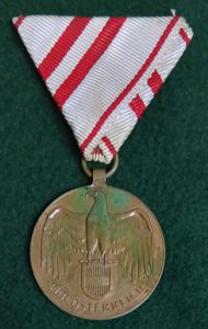 AUSTRIAN: WW1 SERVICE MEDAL 1932