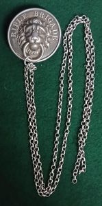 VICTORIAN OFFICERS INKERMAN WHISTLE BOSS & CHAIN