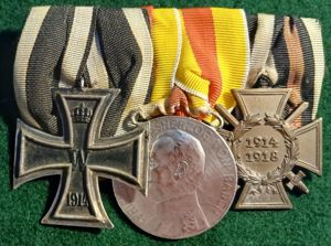 GERMAN/BADEN WW1 GROUP OF THREE