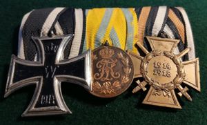 GERMAN/SAXONY WW1 GROUP OF THREE