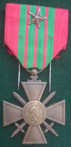 FRENCH CROIX de GUERRE 1939