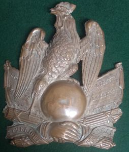 French Model 1848 2nd Republic Infantry Universal Shako Plate