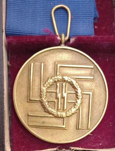 WW2 NAZI GERMAN SS LONG SERVICE MEDAL
