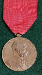 AUSTRIAN; FRANZ JOSEPH 1. 1895 JUBILEE MEDAL