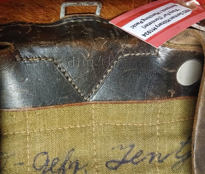 WW2 German Military M1934 'Pony Fur' (Tornister) Backpack / Marching Pack! — image 3
