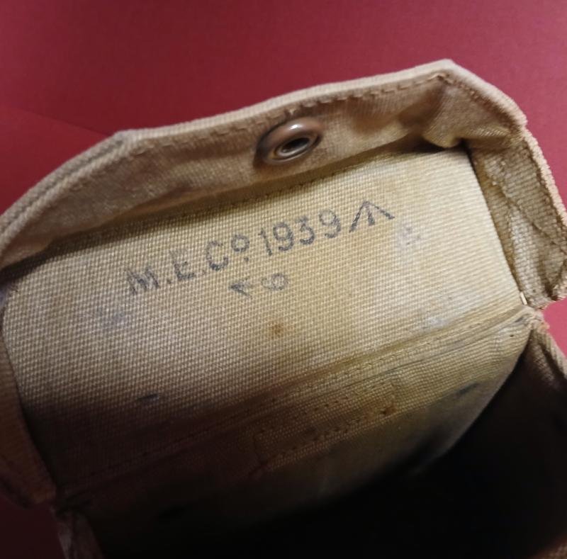 WW2 BRITISH ARMY BINOCULARS No2 MKII &POUCH — image 3