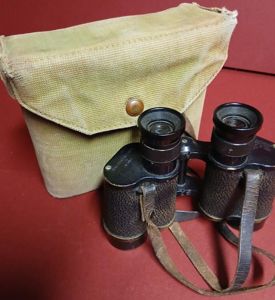 WW2 BRITISH ARMY BINOCULARS No2 MKII &POUCH