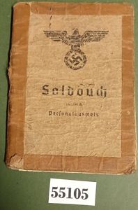 WW2 GERMAN ARMY SOLDBUCH