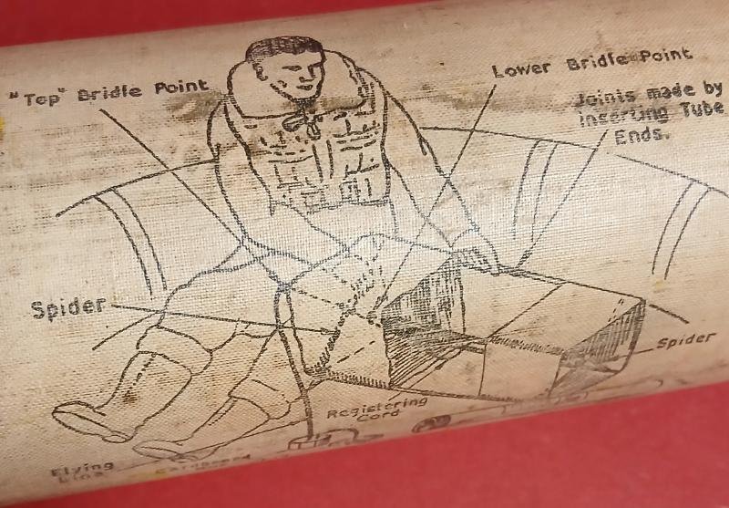 WW2 RAF AIR-SEA RESCUE 'GIBSON GIRL' KITE — image 3