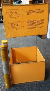 WW2 RAF AIR-SEA RESCUE 'GIBSON GIRL' KITE