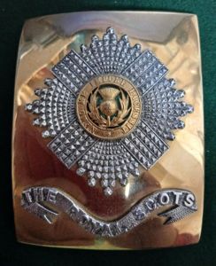 OFFICERS CROSS BELT PLATE POST 1921TYPE