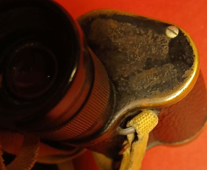 WW2 BRITISH ARMY BINOCULARS No2 MKII & POUCH . — image 3