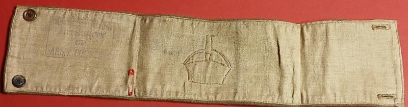 WW1 LORD DERBY SCHEME ARM BAND — image 2