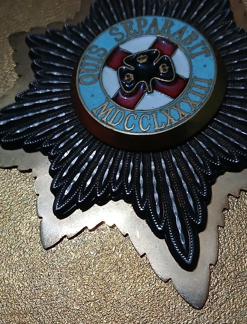 THE IRISH GUARDS OFFICERS CROSS BELT PLATE — image 2