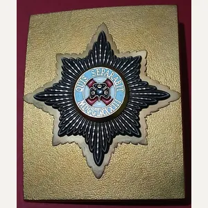 THE IRISH GUARDS OFFICERS CROSS BELT PLATE