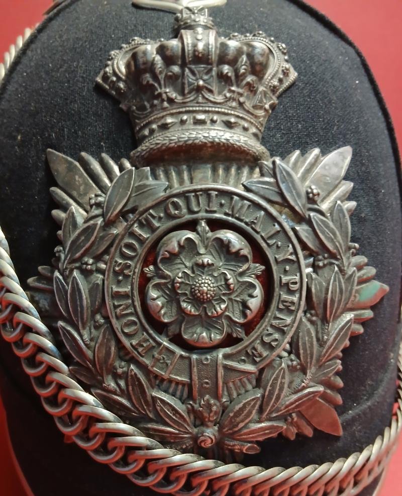 HOME SERVICE BLUE CLOTH HELMET 1868-1881.. — image 2