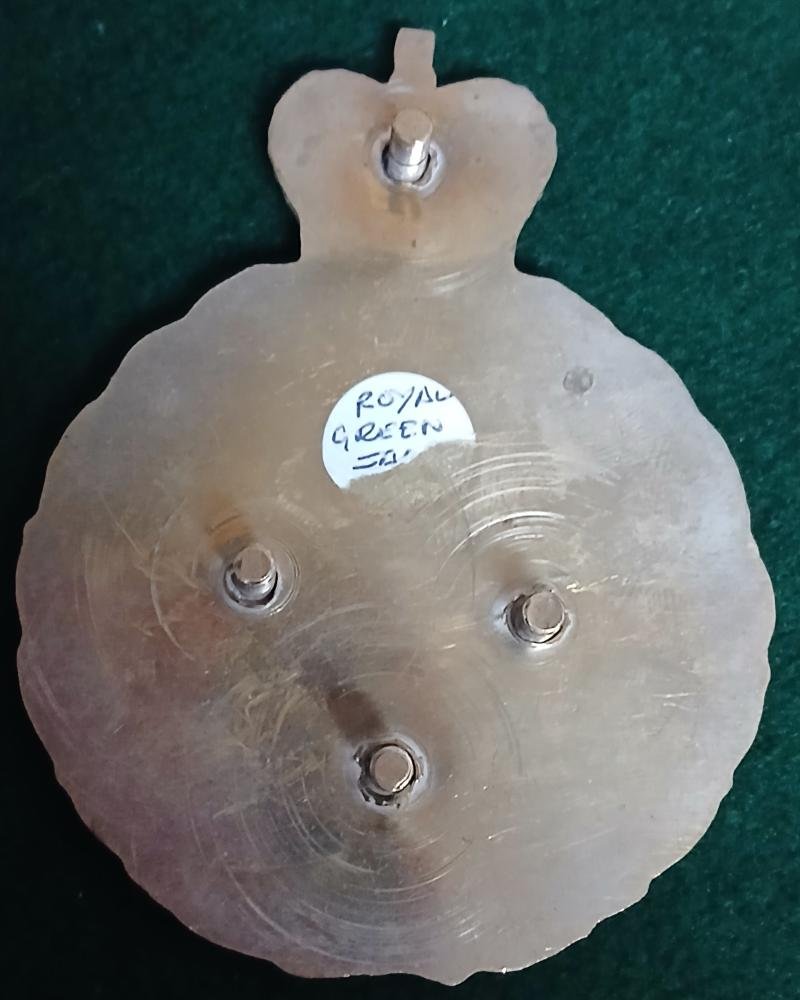 THE ROYAL GREEN JACKETS. OFFICERS CROSS BELT PLATE — image 3