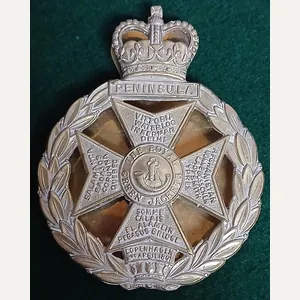 THE ROYAL GREEN JACKETS. OFFICERS CROSS BELT PLATE