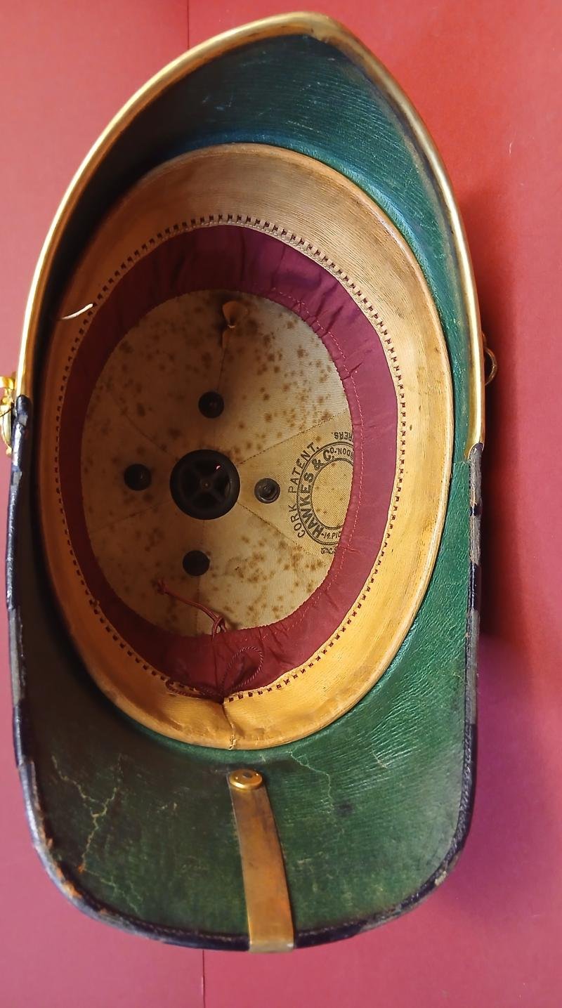 OFFICERS BLUE CLOTH HOME SERVICE HELMET — image 3