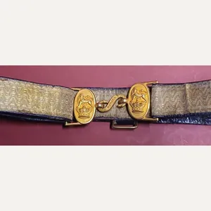 VICTORIAN OFFICERS SWORD BELT & BUCKLE