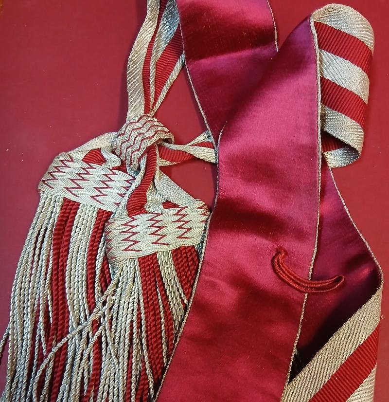 INFANTRY (VOLUNTEER BATTALION) OFFICERS DUTY SASH — image 2