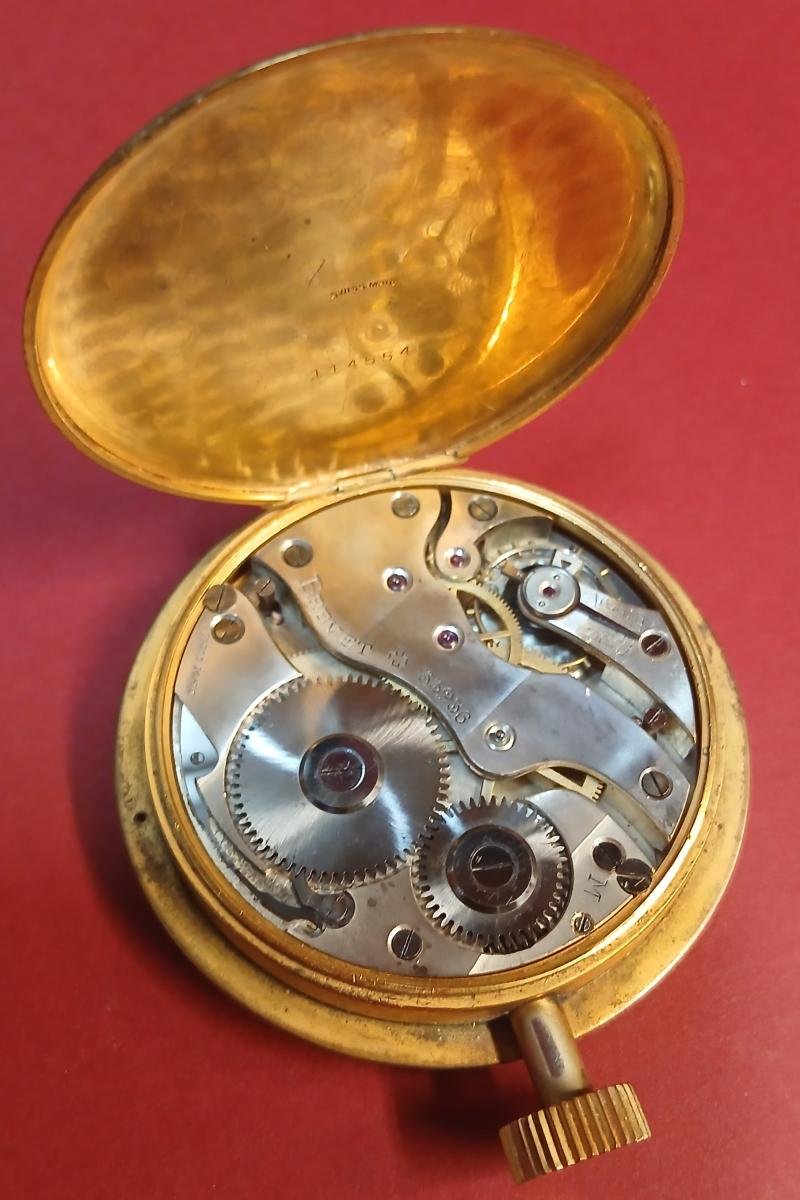 WW1 AIRCRAFT 'INSTRUMENT PANEL' CLOCK — image 2