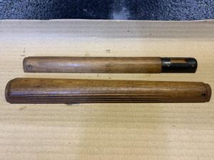 LEE ENFIELD No4 WALNUT GROOVED HAND GUARD SET