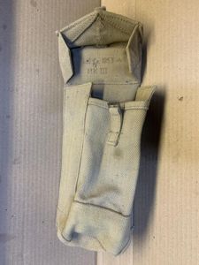 BRITISH AMMO POUCH. MECO 1953 MARKED