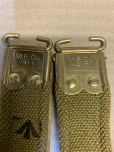 LEE ENFIELD SMLE SLING MARKED MECo 1917 WITH BROAD ARROW …