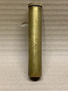 LEE ENFIELD SMLE WW1 BRASS OIL BOTTLE .