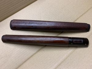 LEE ENFIELD NO4 SAVAGE SMOOTH TOP HANDGUARD SET. BOTH SAVAGE …