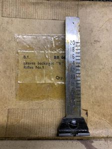 LEE ENFIELD WW1/WW2 ENFIELD SMLE NO1 MK3 REAR SIGHT LEAF …