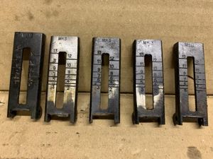 5 LEE ENFIELD NO4 SIGHT FRAMES NO PEEP SIGHTS